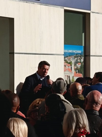 Inauguration de la permanence de campagne de Christian Estrosi